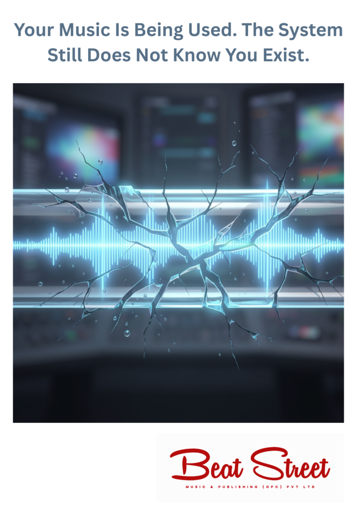 music being used but not generating royalties due to metadata and ownership issues